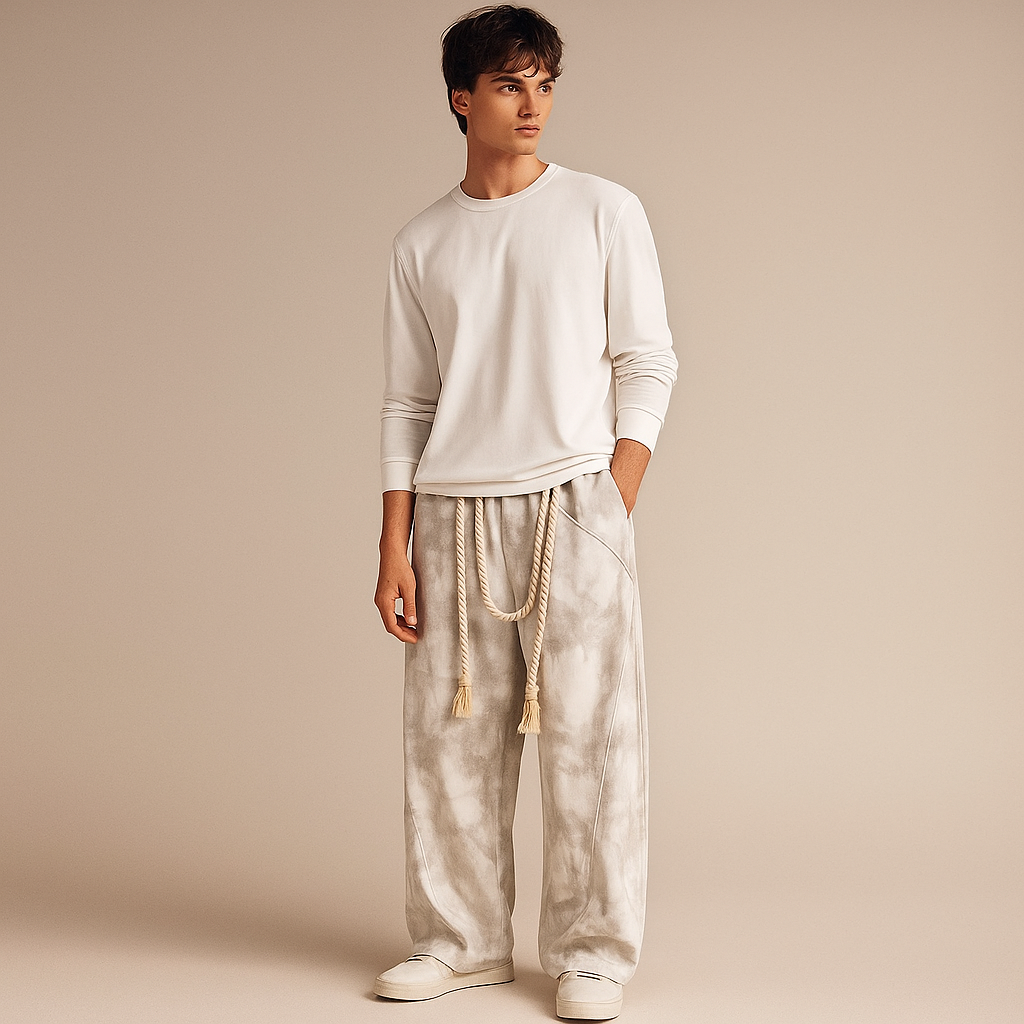 Ginza Wide-Leg Sweatpants