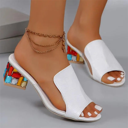 Melani Mosaic Heels