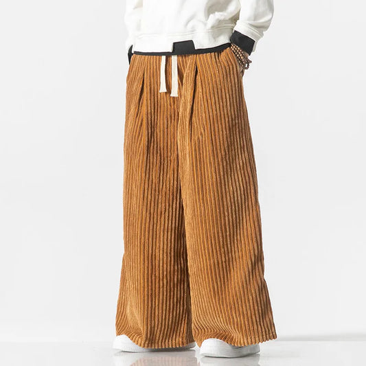 Carlsbad Corduroy Wide-Leg Sweatpants