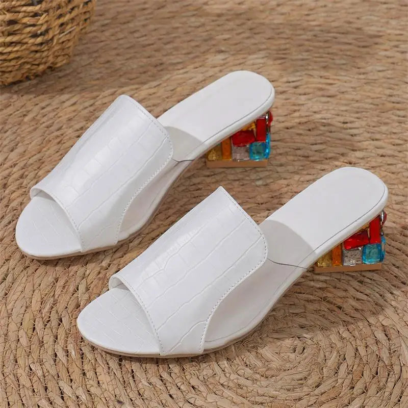 Melani Mosaic Heels