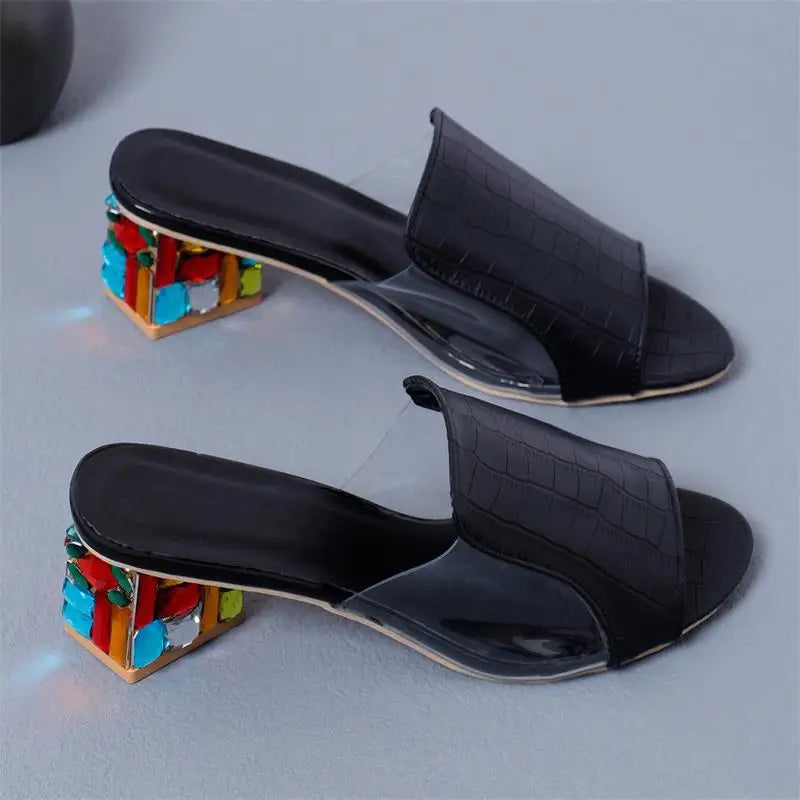 Melani Mosaic Heels