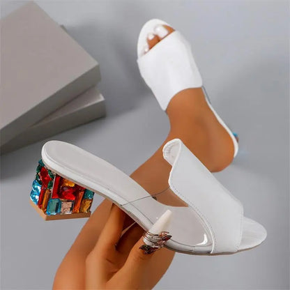 Melani Mosaic Heels